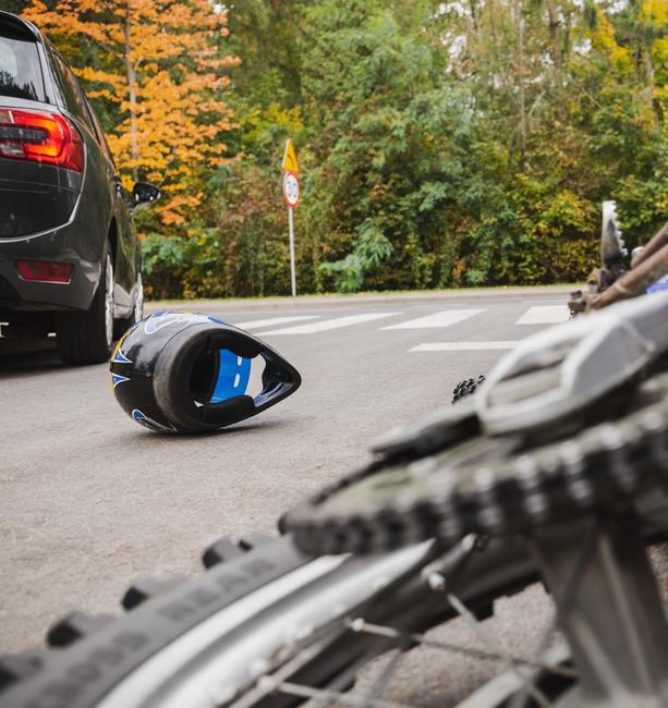 Accident moto