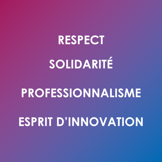 Nos valeurs